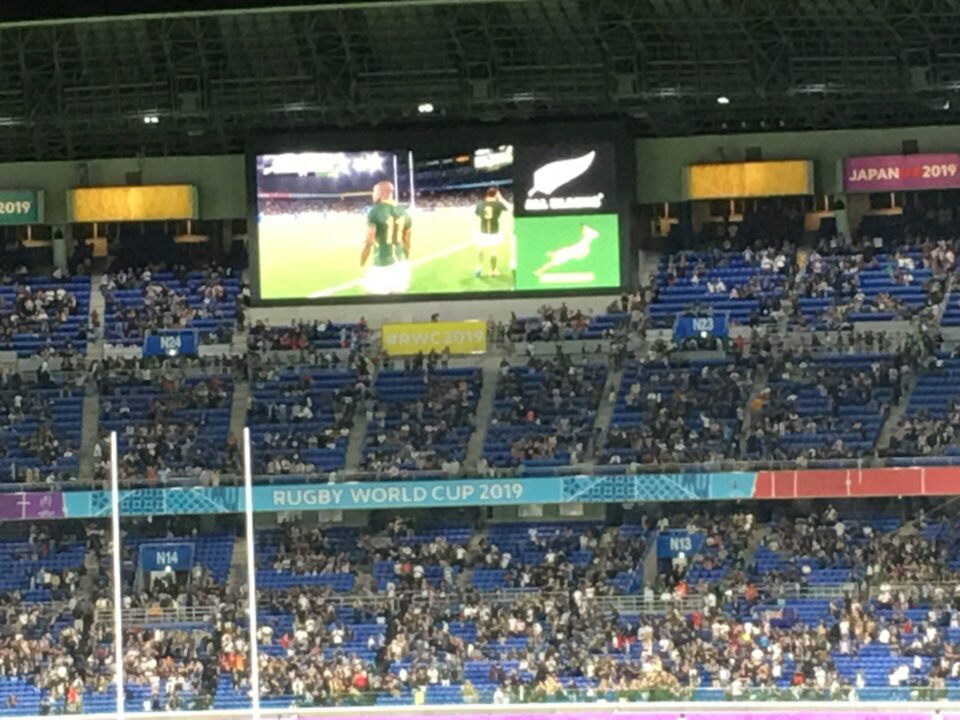 敗れたものの、最強ALL BLACKSと互角の戦いは見事だったSpringboks。